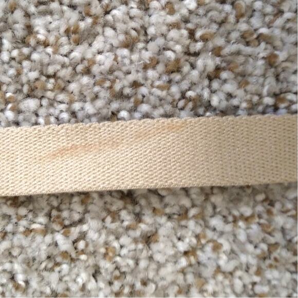 Tommy Hilfiger Triple Zip Crossbody Bag Beige Red White Navy Pre-Owned - Picture 6 of 12